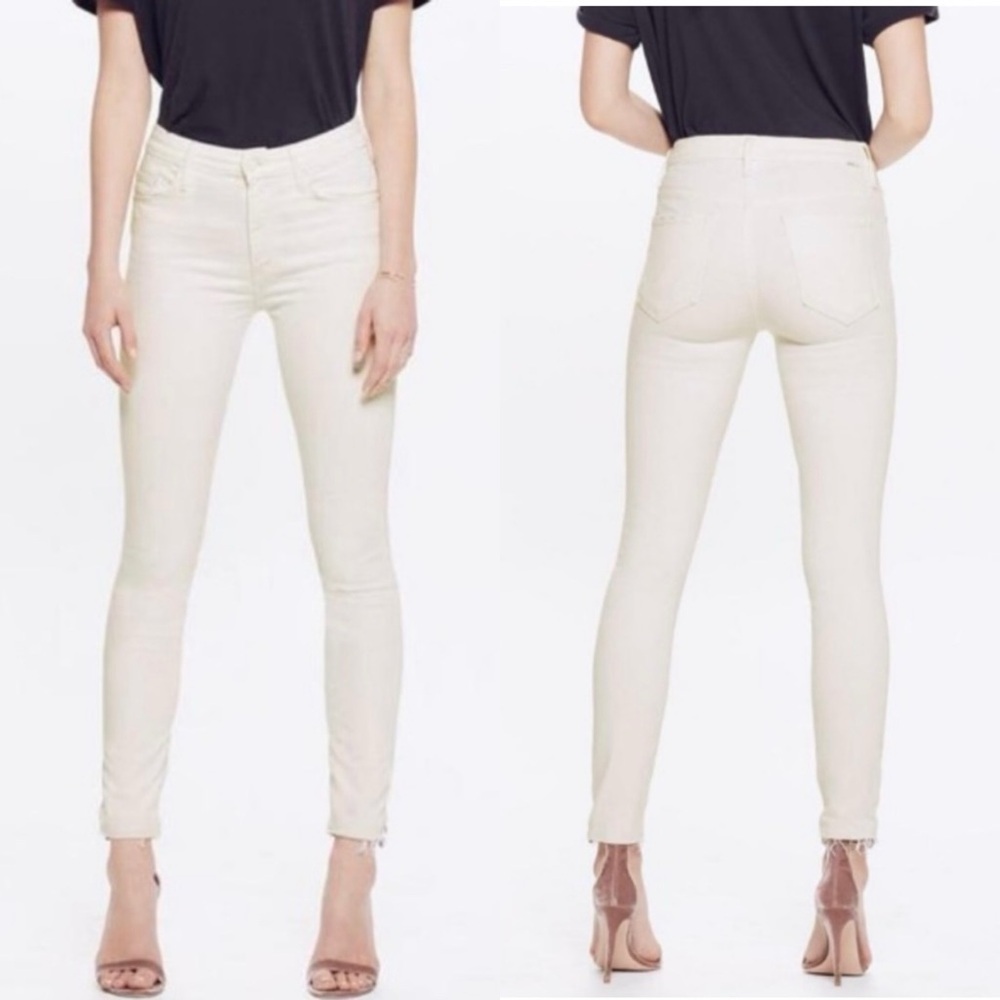 Mother Denim High Waisted Skinny Looker Jeans - 32